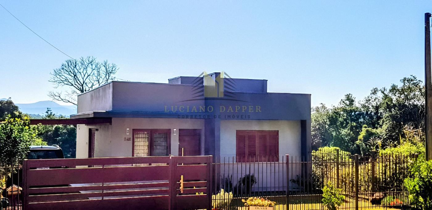 Casa para Venda em Dois Irmãos, Travessão, 2 dormitórios, 1 banheiro, 1 vaga - Luciano Dapper Corretor de Imóveis